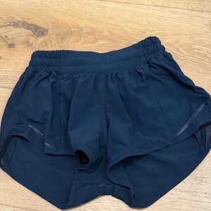 lululemon athletica Navy Women's Athletic Shorts with Liner